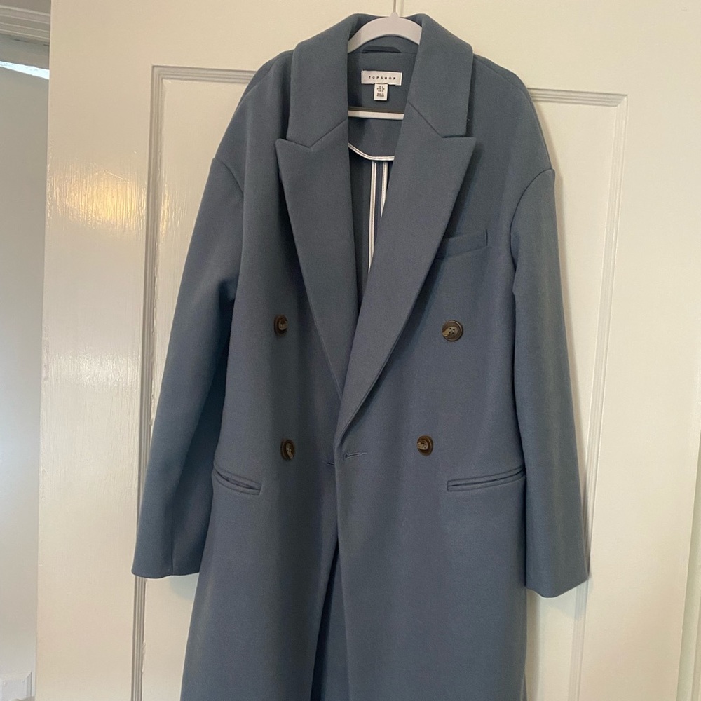 Topshop Double Breasted Coat